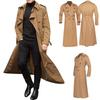 Streetwear Fashion Trench Men's Thin Coat Designer Overlong British Coats Man's Clothing with Epaulets Men's Jackets for Spring