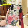 Anti-knock Ring Phone Case For TCL 20 SE Phone Holder Back Cover Elderly lady Dirt-resistant Protective Lanyard Silicone