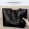 Lao Ren Tou Women's Top-Grain Leather Large Tote Bag