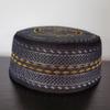 Turban Hats Ethnic Style Islam Flat Cap Breathable Round Embroider Bonnet Beanie Comfortable Thin Ramadan Hat Ethnic Male