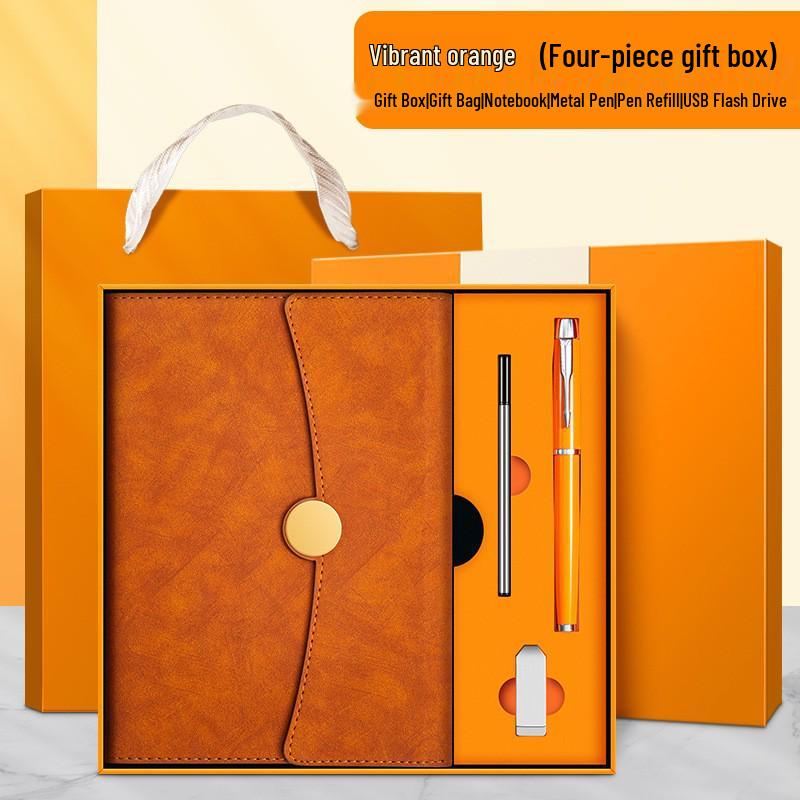 Custom Gift Set: Business A5 Notebook & Thermos Cup - Perfect for Teacher's Day, Mid-Autumn Festival, or Company Anniversaries.