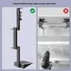 Adjustable Clamp Vertical Holder Under Table Storage Rack for Console Hanger Hanging Bracket Console Mount Holder