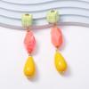 Pinkdudu Irregular Teardrop Earrings Fairy Sweet Geometric Dangles Minimalist Elegant Jewelry for Women PD2752