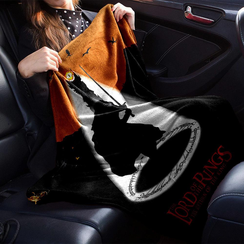 1pc The Return of the King Flannel Blanket Soft Warm Throw for Home, Office, Travel, All-Season Cozy Bedding GiftL1107
