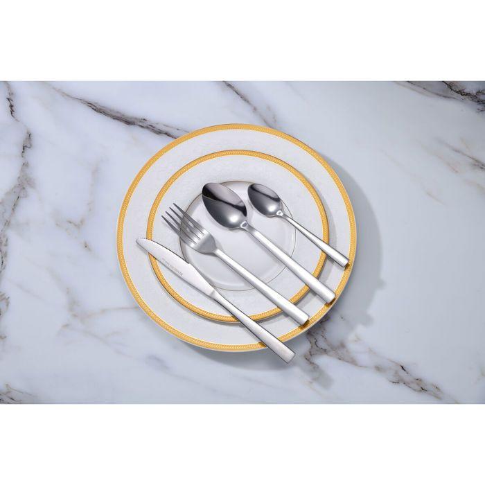 Couverts - San Ignacio - Delta - Acier inoxydable - 24 pièces - Argenté