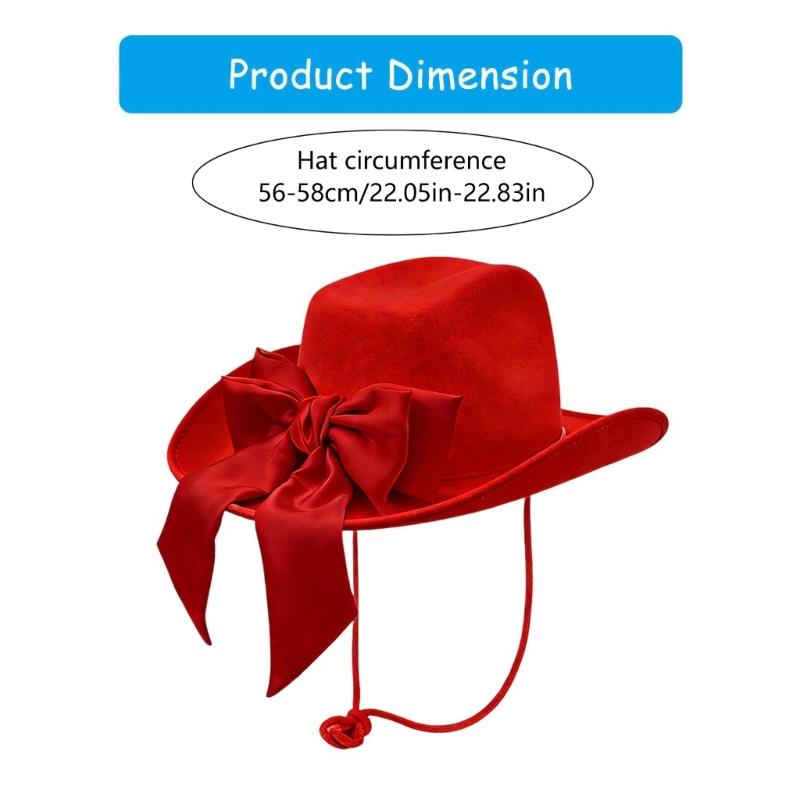 Lovely Western Theme Hat For Women Bride Bachelorette and Carnivals Parties Stage Show Photography Accessory Headpiece
