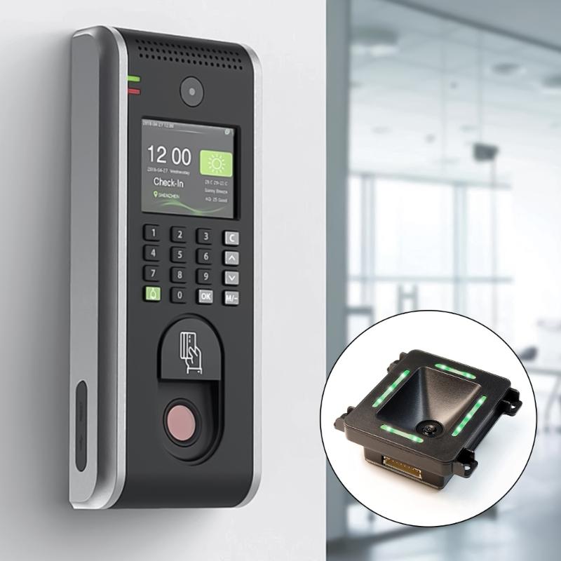Eingebetteter Barcode-Scanner-Leser 1D 2D QR-Code-Scanmodul Schnittstelle Barcode-Scanner-Leser für Zugangskontrolle
