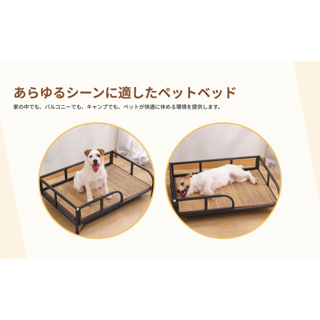 Iron Dog Bed Medium Dogs Sleeping Cot Polyester Mesh Iron Frame Dog Cots Comfortable Cat Cots Raised Pet Bed Pet Bed Pet Cot