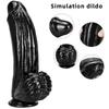 Women's Stubby Dildo Mushroom Head Big Mac Simulation Super Thick Dildo Cock Appealing Big Butt Plug
