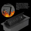 Power Socket Slow Opening Waterproof Modern Recessed Power Strip Desk Outlet with USB Charging Ports for Home Office