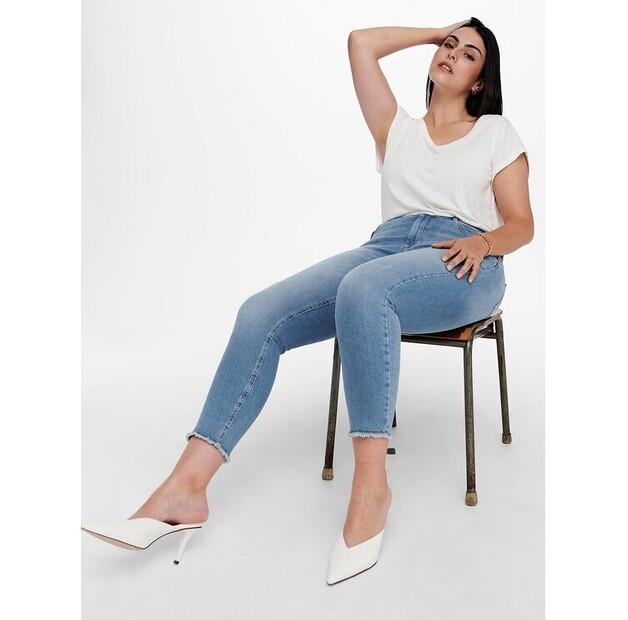 Джинсы ONLY Carmakoma 15198408 синий Skinny Fit