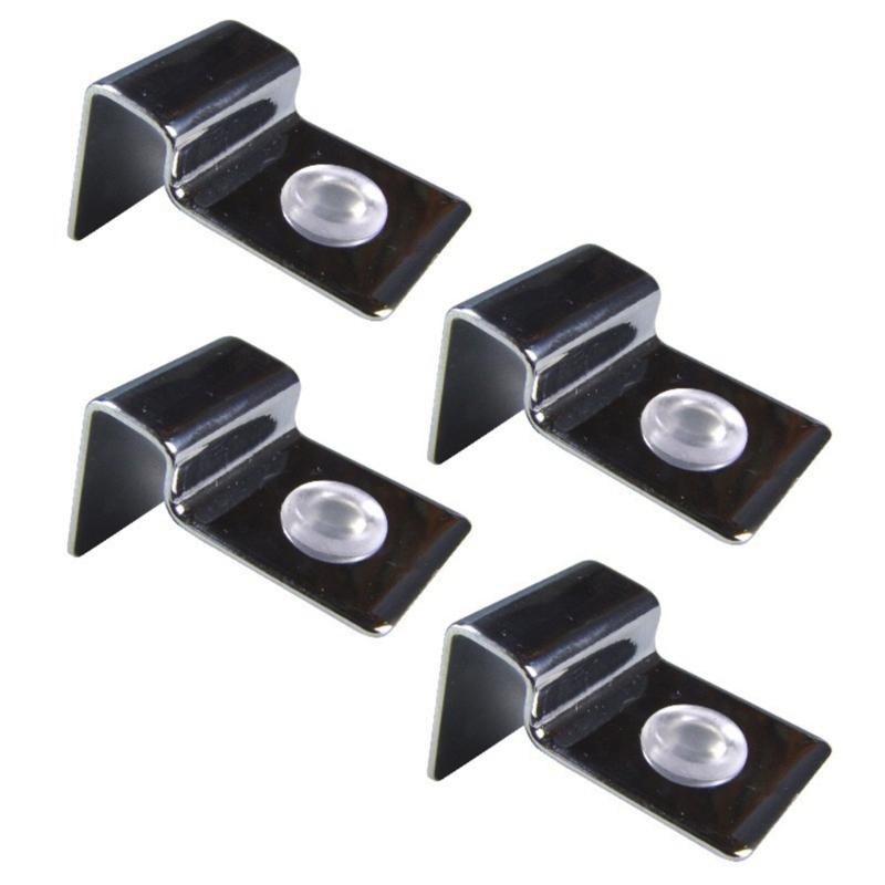 Stainless Steel Frameless Aquarium Glass Cover Clip 8PCS Rustprevent Corrosion Proof Lid Clamps for Fishtanks Security