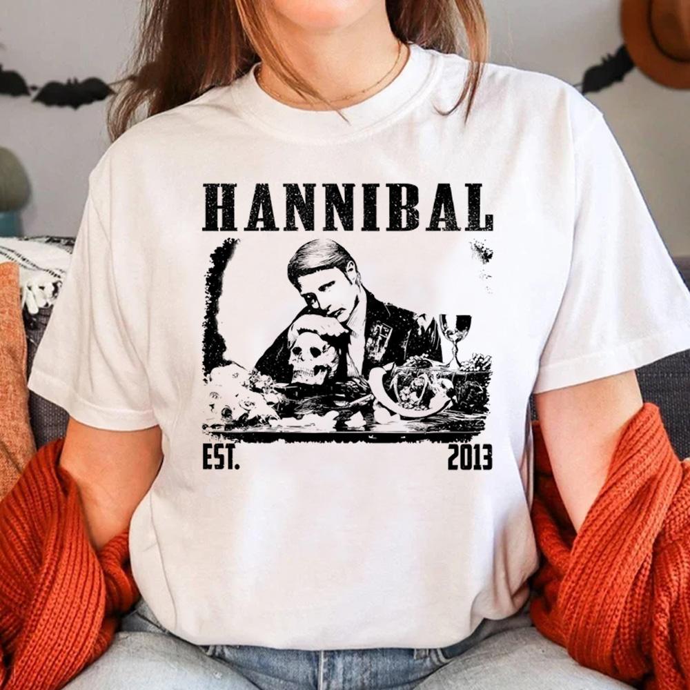 Hannibal tshirt women summer Y2K comic t-shirts girl funny clothes