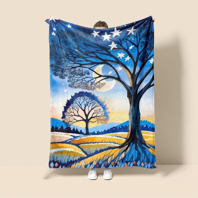 

Abstract Home decoration plush Throw Sofa blanket Anime animals Bedspread on the bed fluffy soft blankets decor Plaid Modern 30x40in