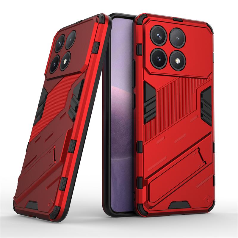 Holder Case For Xiaomi Poco X6 Pro Cover For Poco X6 Pro Capas Phone Back Bumper Kickstand Shockproof Cover Poco X6 Pro Fundas