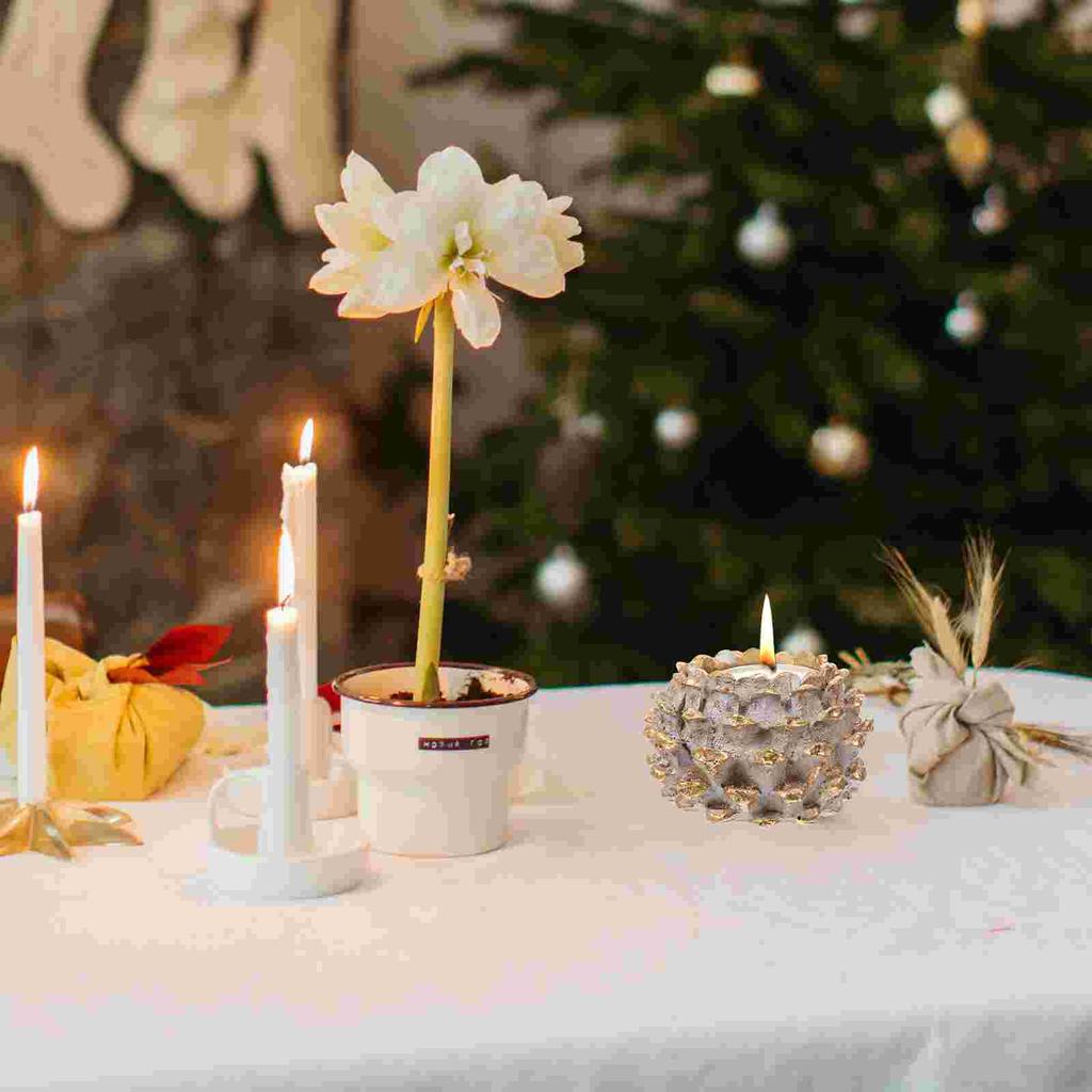Holders Christmas Candlestick Decorations Centerpiece Candlesticks Adorn Party Stand