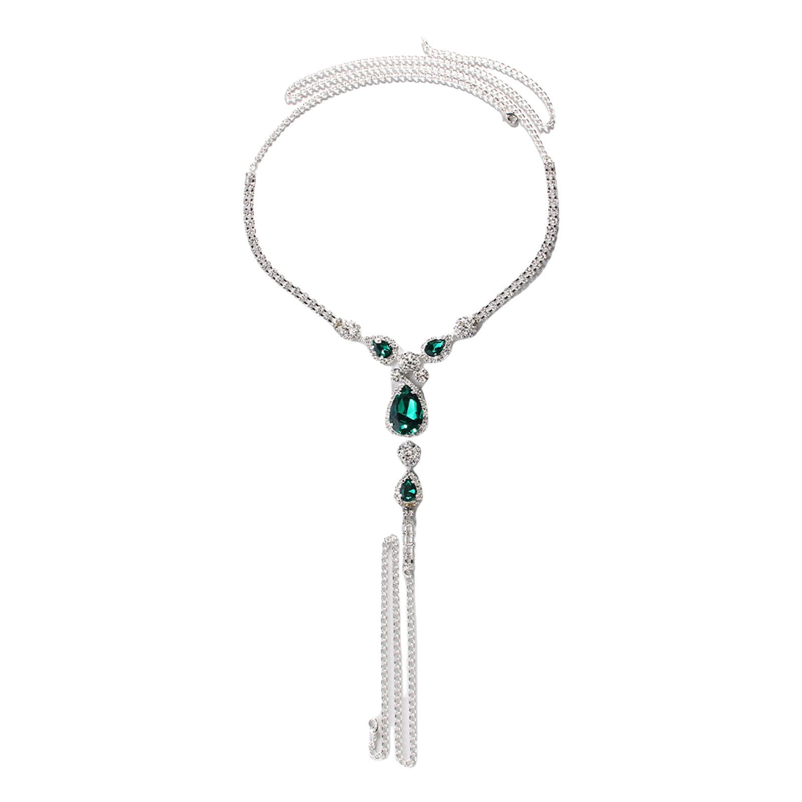 

Легкая сплавная цепочка для нижнего белья с кристальным шармом, аксессуар для нижнего белья, украшение для тела для вечеринок, свиданий и пляжного отдыха серебряный