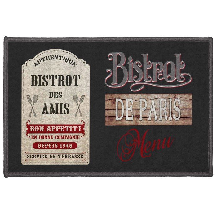 Tapis Multi usage 40 x 60 cm Bistrot des amis