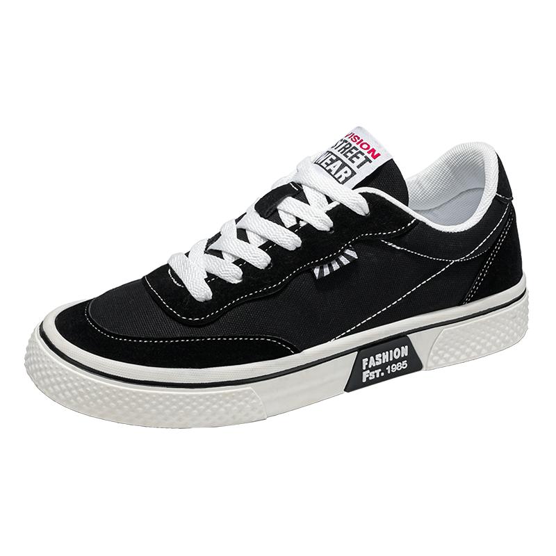Fashion Korean Pink Mens Vulcanized Shoes Low Cut Flat Canvas Shoes Men Comfy Breathable Casual Shoes Man Skateboard Shoes