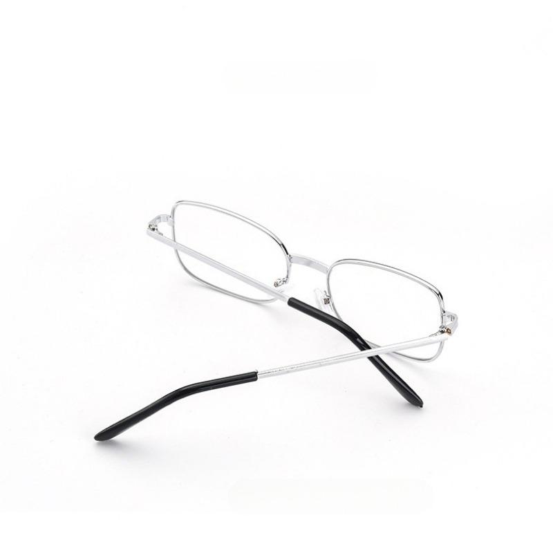 Reading Glasses for Man Square Metal Frame PC Lens MEN Presbyopic Glasses Anti-Scratch Eyeglasses 0 To+4.0 Gafas