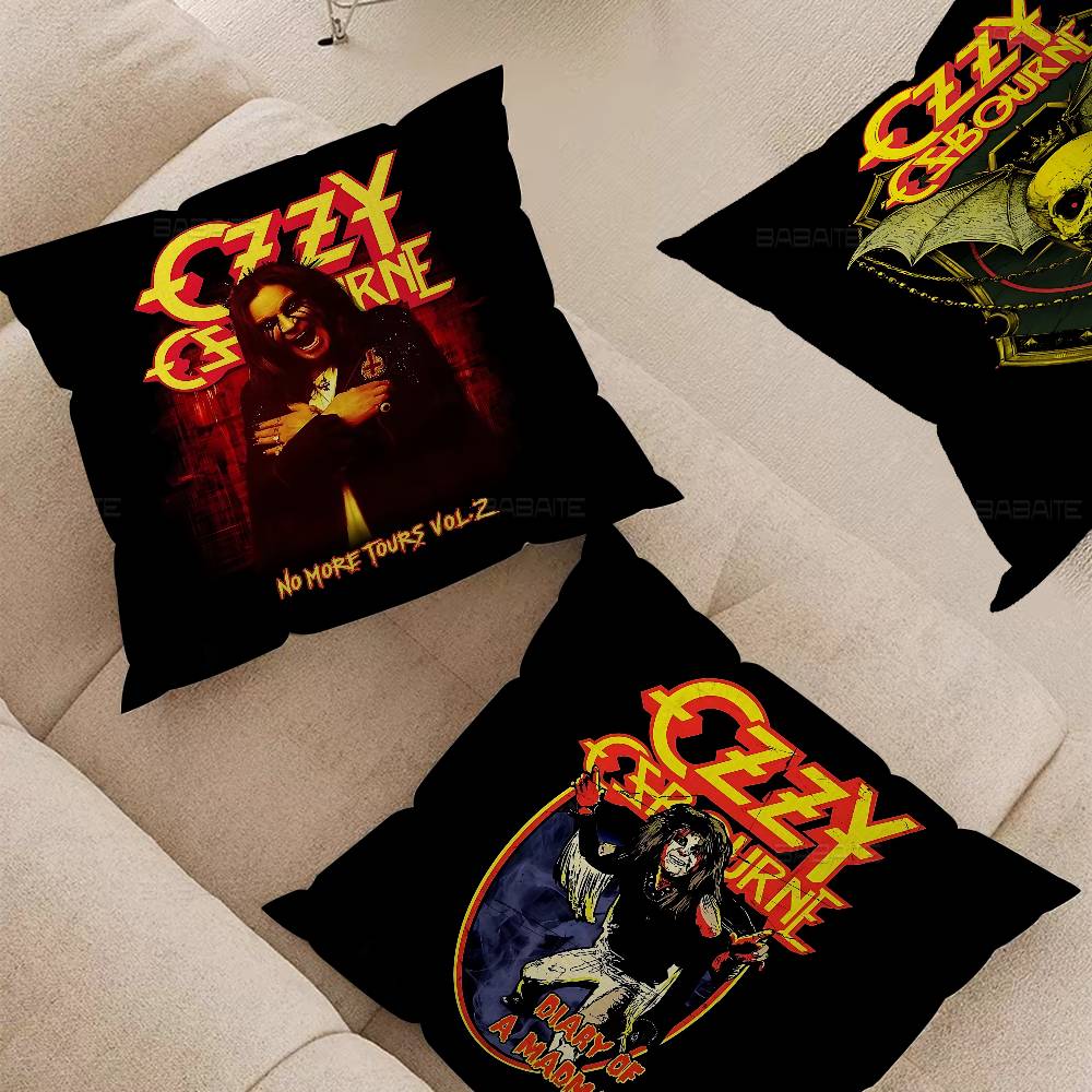 Heavy Metal Band Rock Decorative Room Aesthetics Pillow Case Home Decor Bedroom Sofa Bed Couch Pillow Cover 45X45