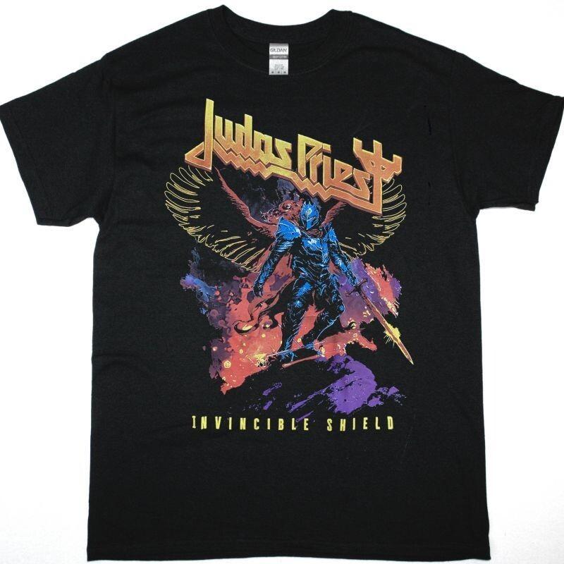 

JUDAS PRIEST INVINCIBLE SHIELD TOUR 2024 НОВАЯ ЧЕРНАЯ ФУТБОЛКА Унисекс Футболка S
