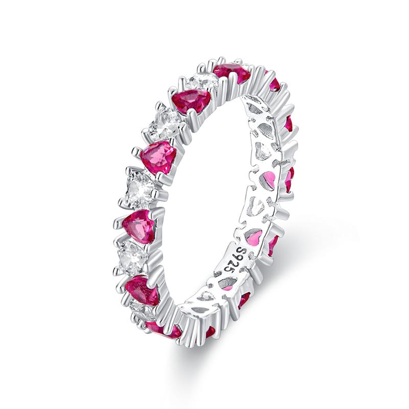 Real 925 Silver Plate Colorful Dragonfly Butterfly Cubic Zircon Rings For Women Wedding Engagement Birthday Jewelry Gift