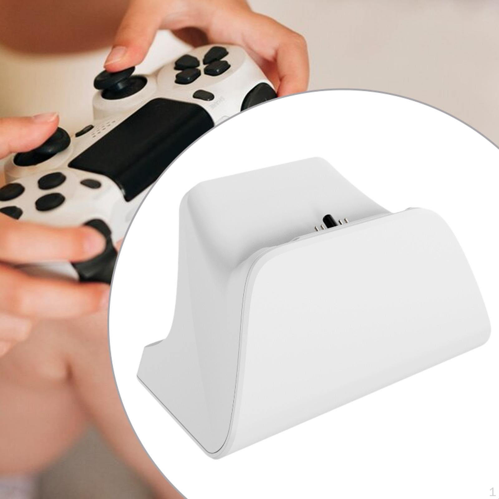 

Game Controller Charger Station Charging Dock Cradle Easy to Carry Practial Fast Joystick білий