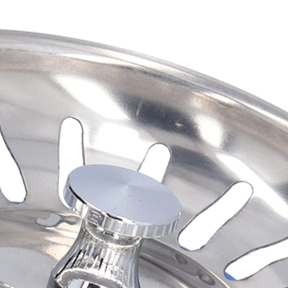2 Pack 304 Stainless Steel Sink Filter Stopper Anti Clog Drain Plug Basket  Standard Drain
