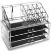 MOSIKER Cosmetic Nail Polish Lip Makeup Brush Makeup Small Item Transparent Large Desktop Storage Storage, Storage, Case, Case, Tools, Perfume,