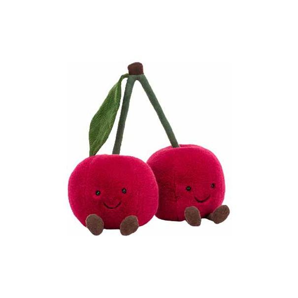 JELLYCAT Fun Plant Series Fruit Cherry Companion Doll Plush Doll 22cm Tall