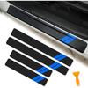 Door Sill Protector Accessories Car Door Entry Guard Sill Protector 4PCS Blue