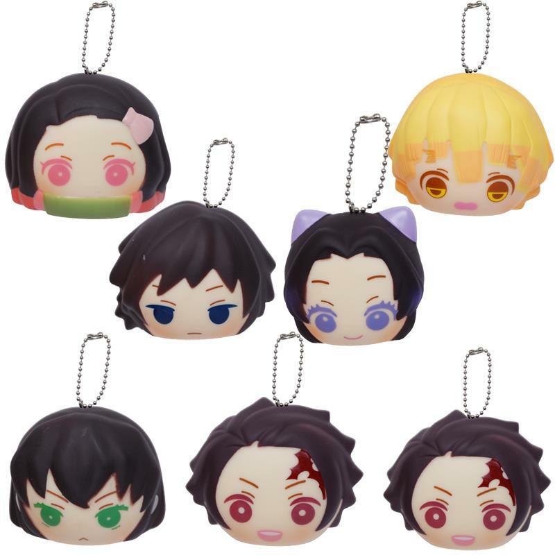 Trendy klíčenky Demon Slayer: Kreslené přívěsky na klíče od auta a přívěsky na tašku