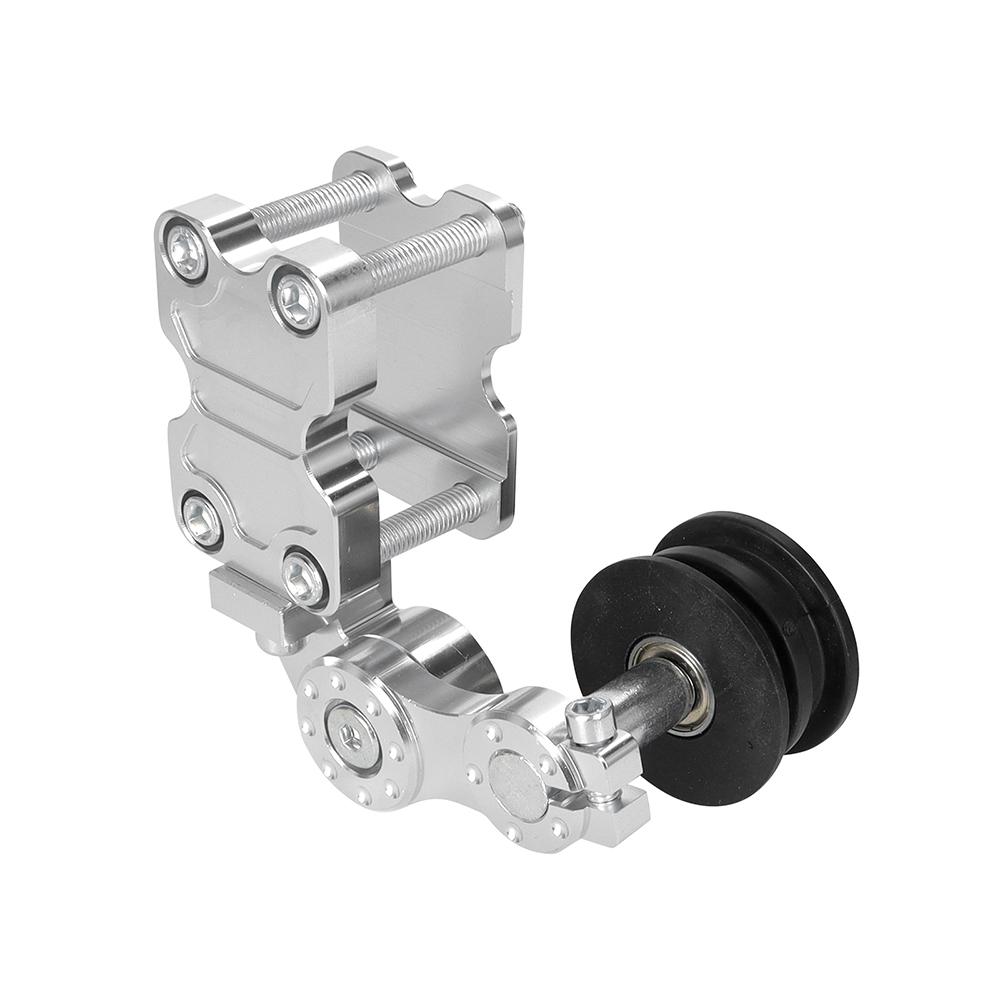 Motorcycle Adjuster Wheel Chain Tensioner CNC Aluminum Modification Spoke Chain Transmission Parts for Beach Bike Chopper ATV