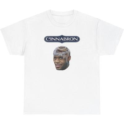 Cinnabron T Shirt Funny Lebron Cinnamon Roll Parody Meme Humor Tee