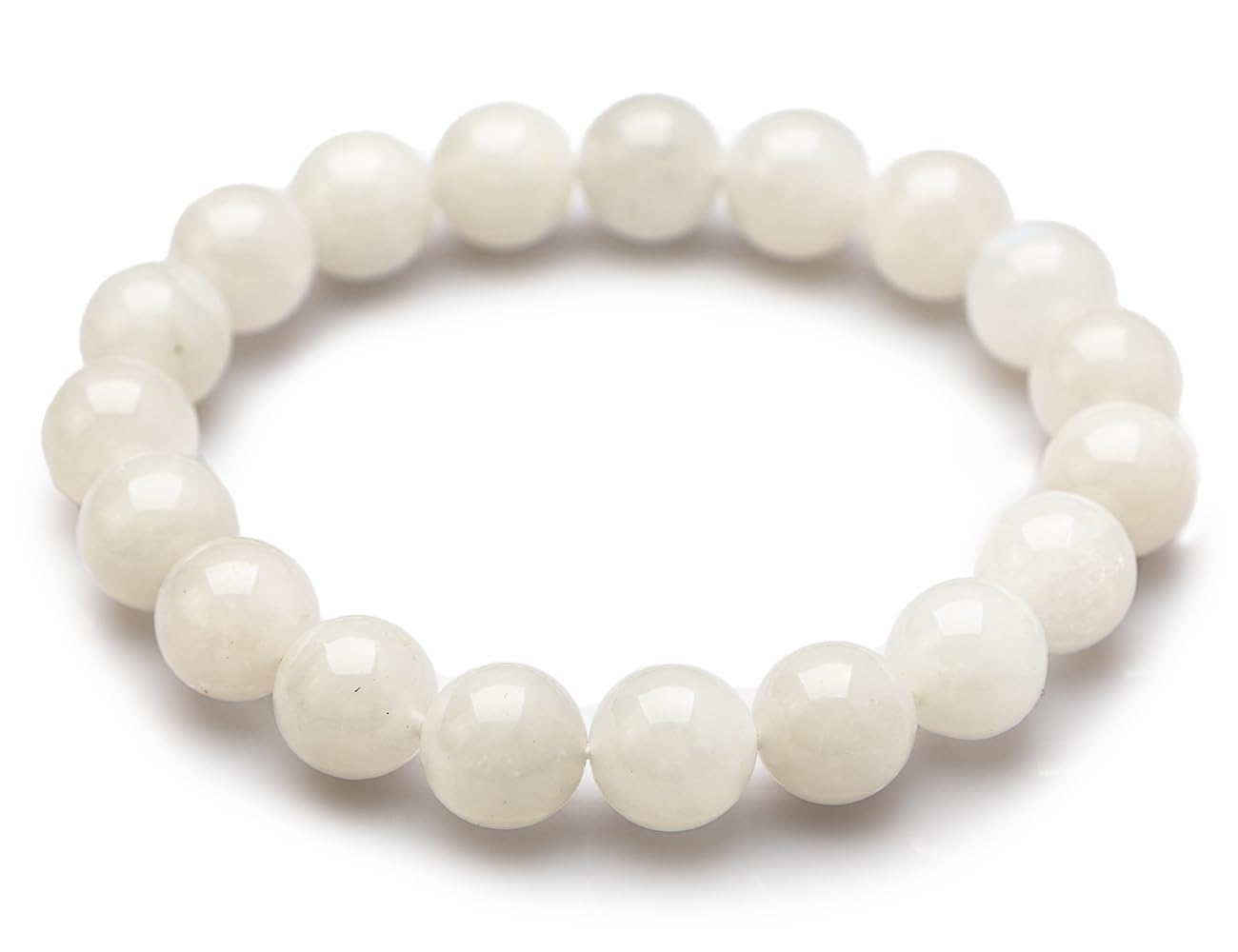 

[Kyojudo] Moonstone Bracelet for Women, Natural Stone, Power Stone (AAA 10mm)