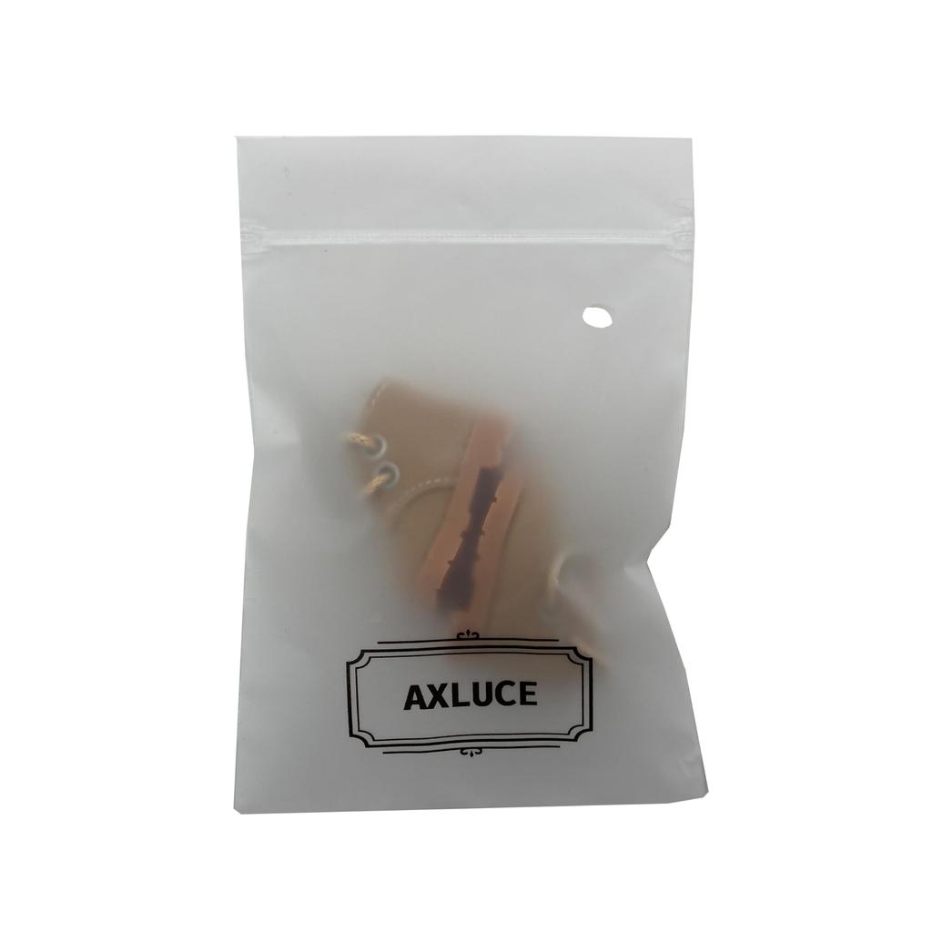 AXLUCE Plush Toy - Shoes - Plush Clothes - 10cm Boots Doll (Camel)