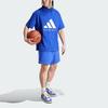 New Adidas Logo Printed Basketball T Shirt IX1967