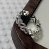 Korean Style Elegant Heart-Shaped Open Ring - Women's Index Finger Niche Design