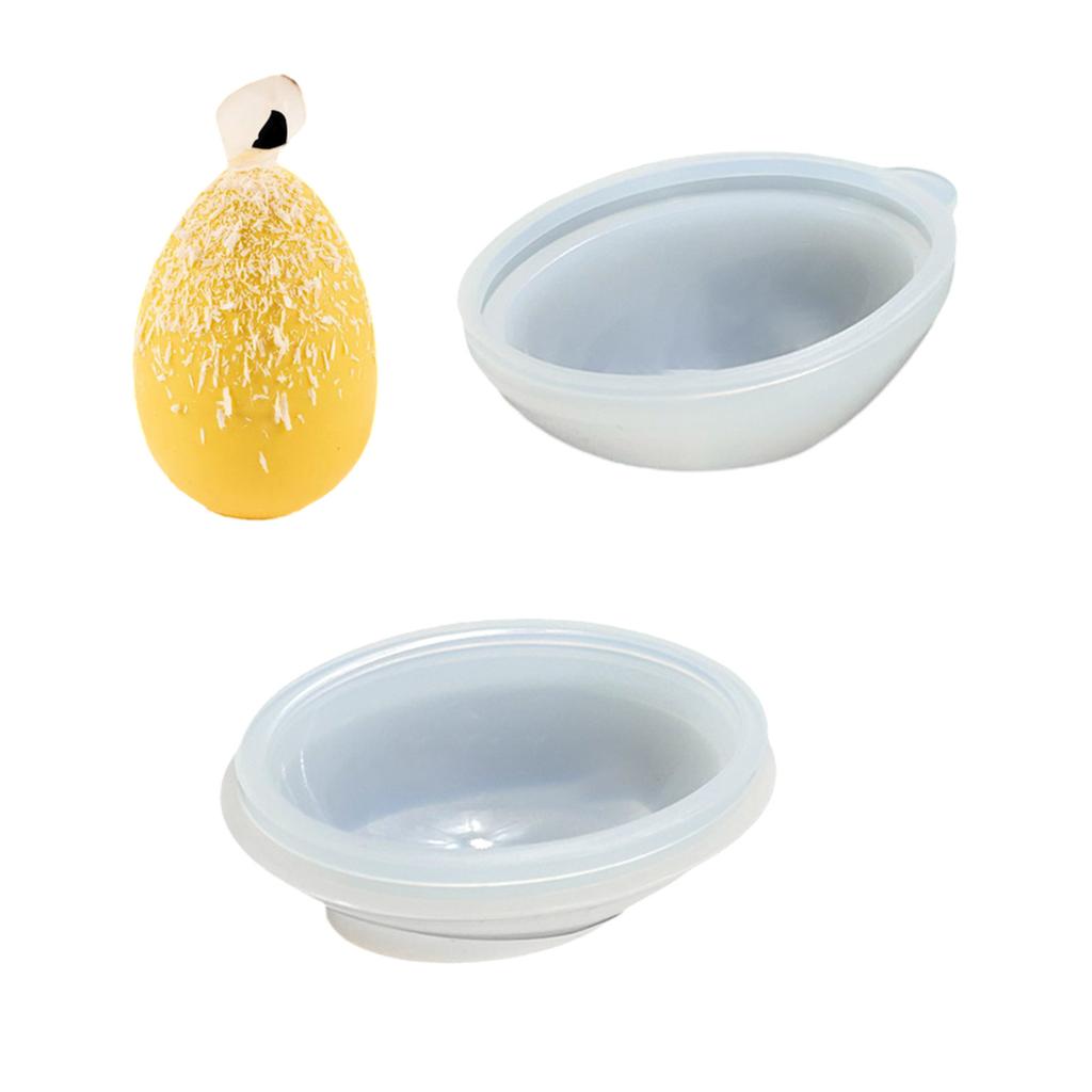 3D Egg Shape Silicone Molds Fondant Fondant Cake Molds Making Pastry Chocolate Molds Baking Decorating Tool Nonstick