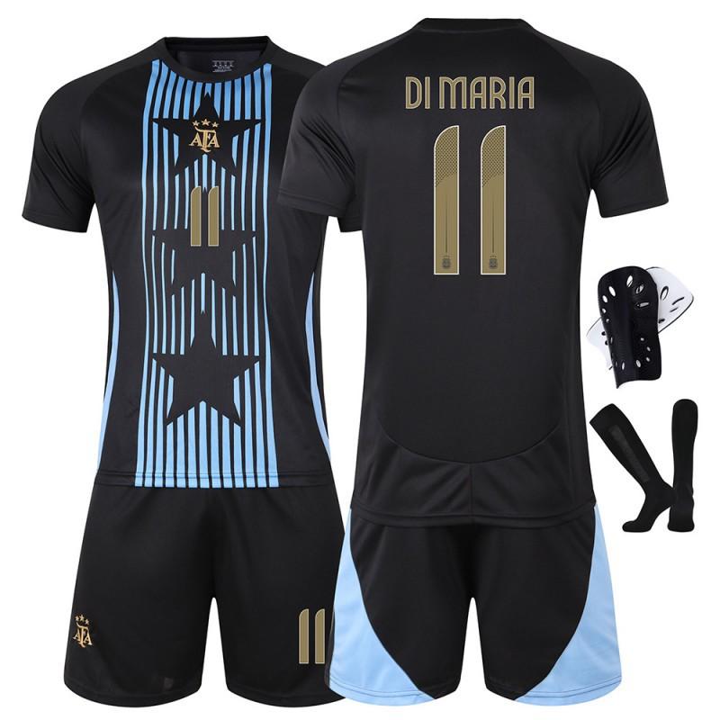 2425 Maglia da Calcio Argentina N.. 10 Messi 11 Di Maria Coppa America Set Maglia da Allenamento