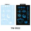 Glow In The Dark Indian Lace Tattoo Stickers - Henna Style Hand Body Art