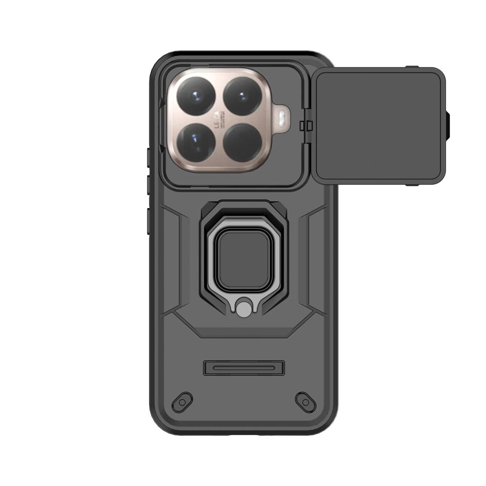Shockproof Armor Case for Xiaomi 15T 15T Pro 5G Magnetic Ring Holder Slide Lens Protector Cover For Xiaomi Mi 15T