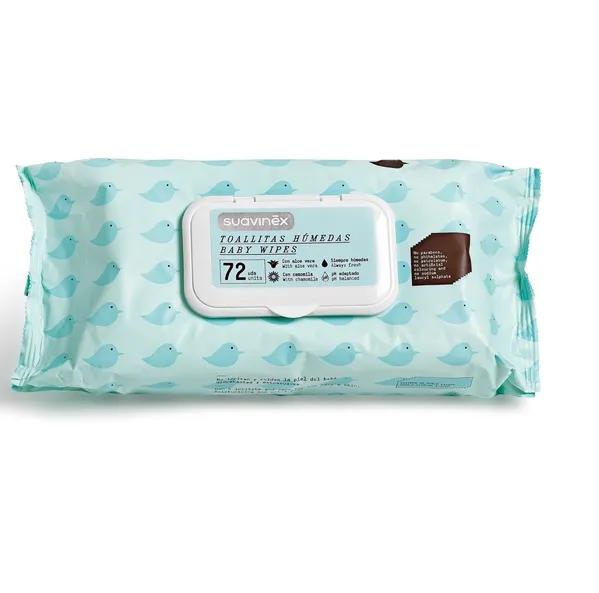 

Влажные салфетки Suavinex 72 шт.