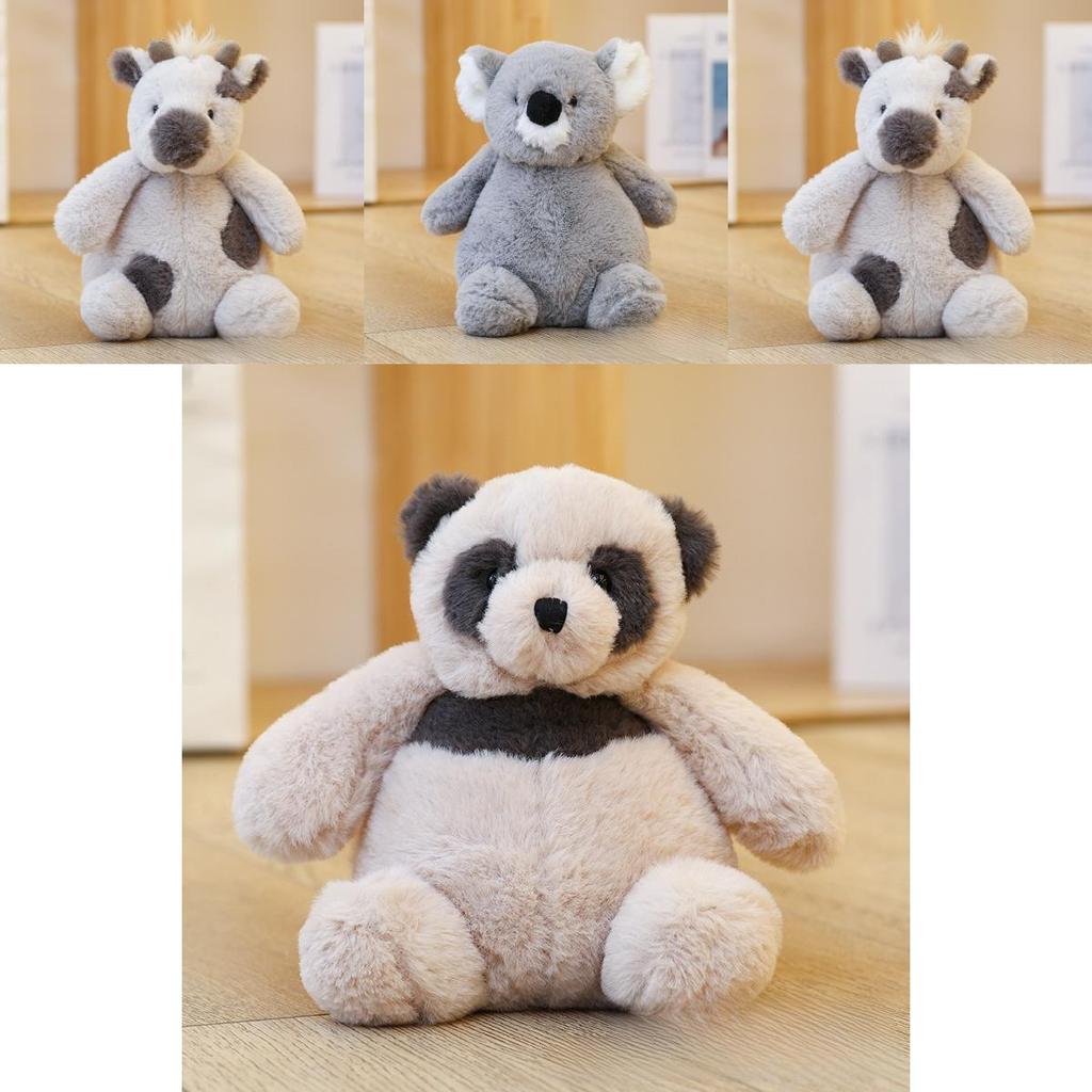 Plush Giraffe Koala Animal Toy With Pp Cotton Filling Soft Stuffed Animal Gift For Kids And Babies