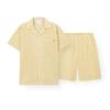 Orcite Men S Short Sleeve Pajama Set muStard H141