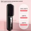 Wireless Portable Hair Straightener Adjustable Temperature Rechargeable Dual-purpose Hair Straightener Curling Iron Hair Style Tool
