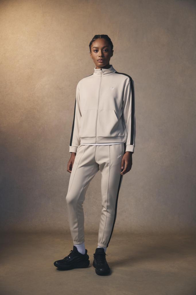 Knit Track Jacket BK M [New Balance] Women's (AWJ51505) (Black)
