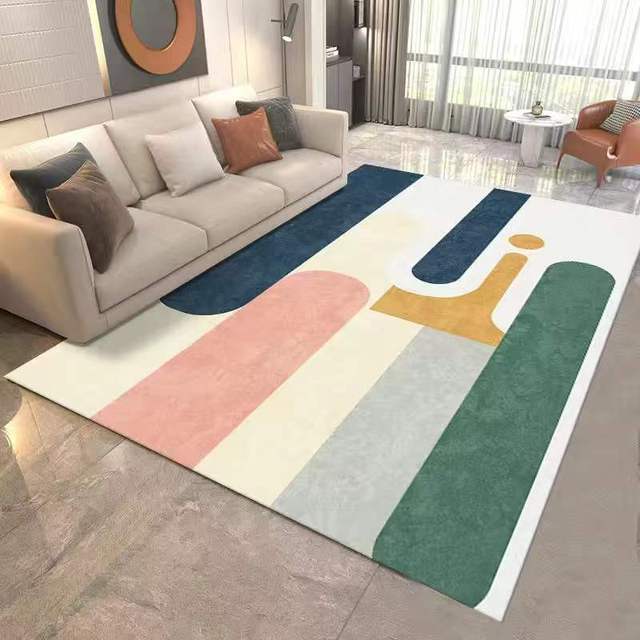 Nordic Style Carpet For Living Room Modern Minimalist Large Area Rugs Kids Room Decoration Anti -Slip Sofa Coffee Table Carpets
