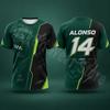 Alonso 14 Men's T Shirt Summer Racing Style Graphic Tee Speed Streetwear Casual Wear Unisex Men Women Motorsport Fan Clothing